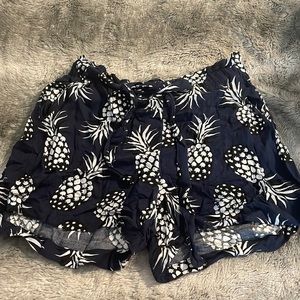 Maurices navy pineapple shorts